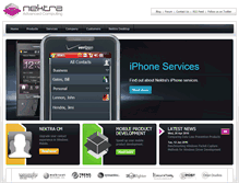 Tablet Screenshot of mobile.nektra.com